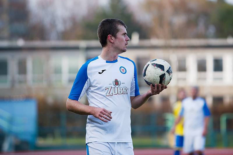 Fotbalové derby mezi domácím Přerovem a Kozlovicemi ovládla 2:1 Viktorka. Jan Bubeník. Foto: Deník/Jan Pořízek