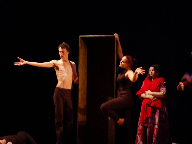 Herci ze Základní umělecké školy Zlín představili adaptaci na povídku E. A. Poa - Červená smrt v rámci pětadvacátého ročníku Divadelního Kojetína.