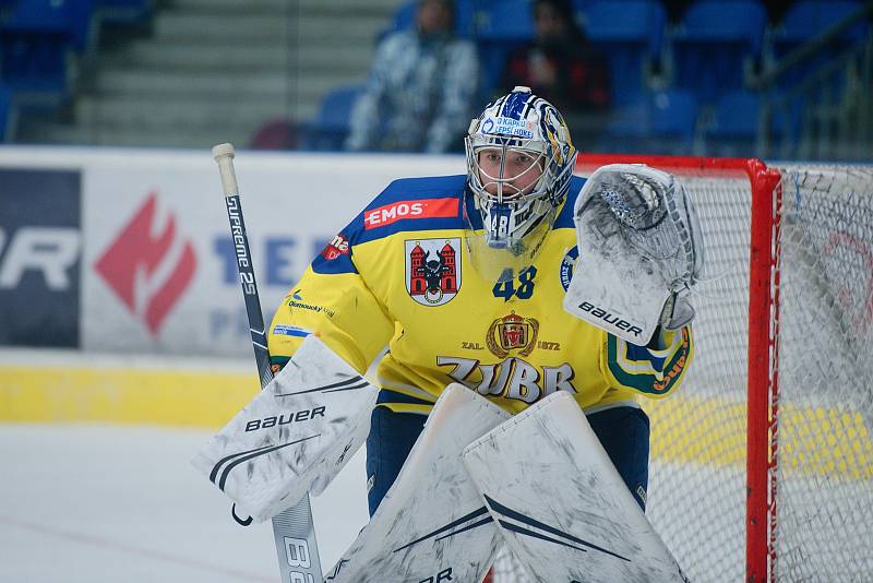 Hokejisté Přerova doma přehráli Chomutov 3:1. Michael Petrásek