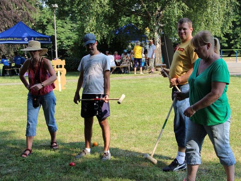 Soutěžní odpoledne pořádané v Přerově sdružením Alfa handicap