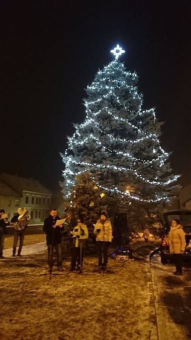 Česko zpívá koledy ve středu 14. prosince 2016 - Drahotuše.  