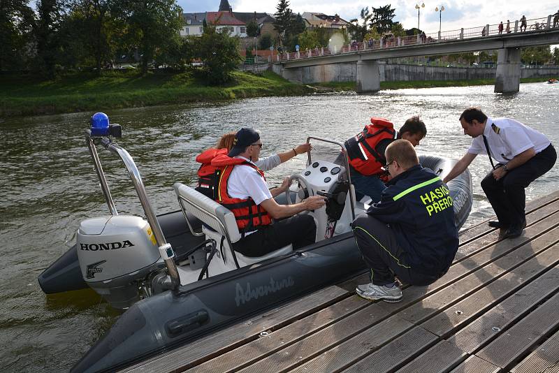 Program k zahájení školního roku pro děti u loděnice v Přerově