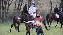 Jezdci a chovatelé koní z okolí se v sobotu setkali na tradiční Hubertově jízdě v Beňově, aby společně ukončili sezonu. 