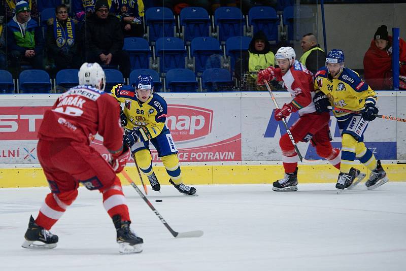 Hokejisté Přerova podlehli v prodloužení pražské Slavii 2:3.