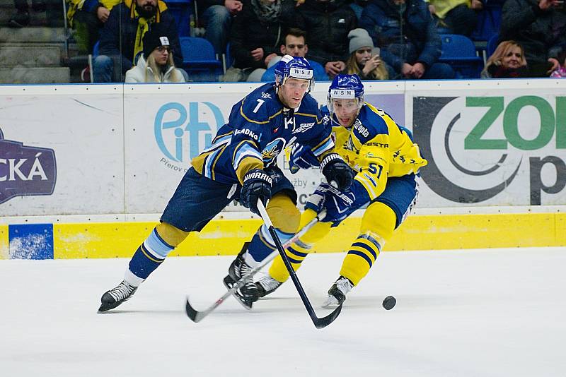 Hokejisté Přerova proti Kladnu. Nastoupil i Jaromír Jágr.