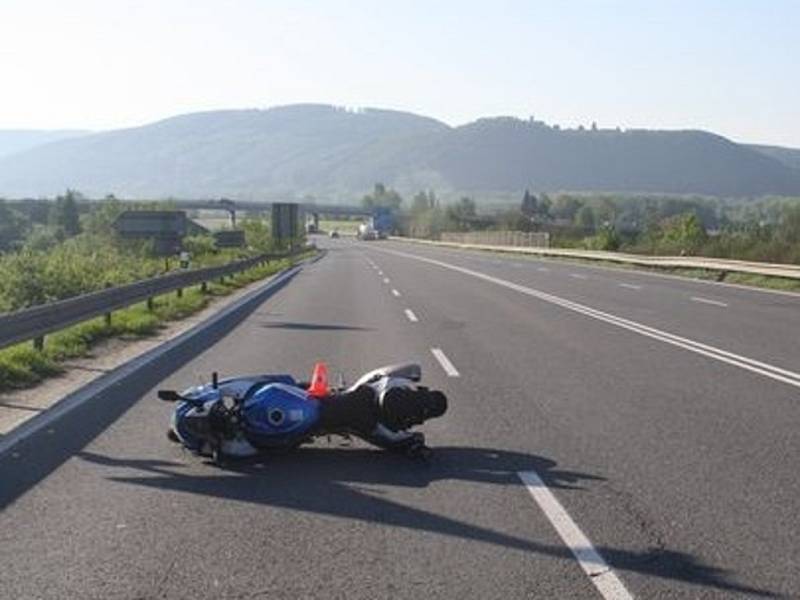 Tragická nehoda motorkáře u Lipníka nad Bečvou