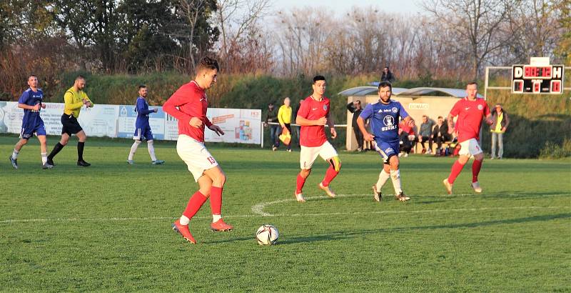 Fotbal, krajský přebor: FK Brodek u Přerova - TJ Sigma Lutín.