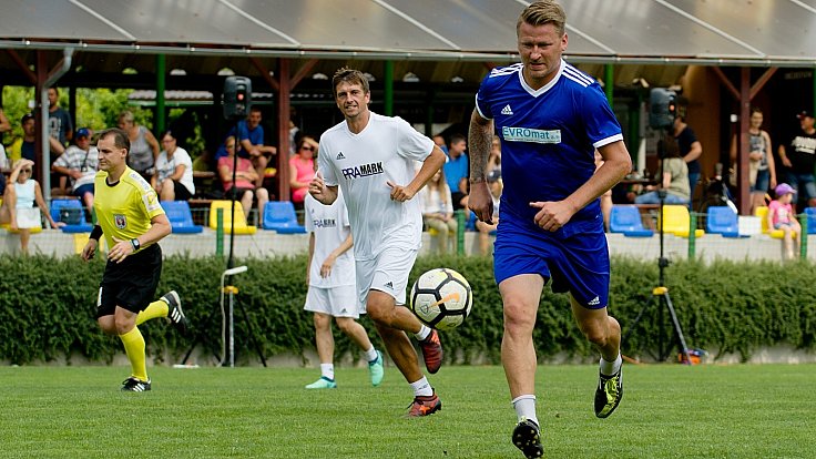 Fotbalová benefice v Kozlovicích. Marek Heinz. Foto: Deník/Jan Pořízek