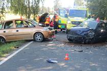 Vážná dopravní nehoda se stala v neděli na silnici mezi obcemi Vysoká a Hustopeče nad Bečvou