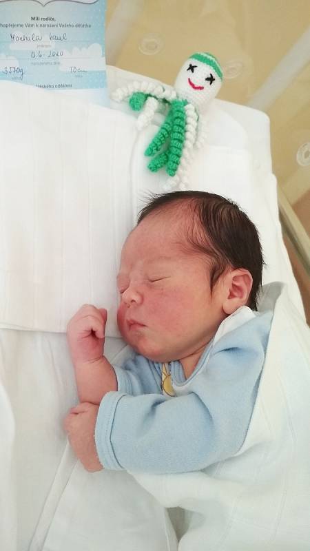 Karel Machala, Majetín, narozen 13. června 2020 v Přerově, míra 50cm, váha 3570 g