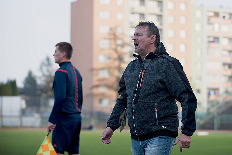 Fotbalové derby mezi domácím Přerovem a Kozlovicemi ovládla 2:1 Viktorka. Richard Švehlík. Foto: Deník/Jan Pořízek