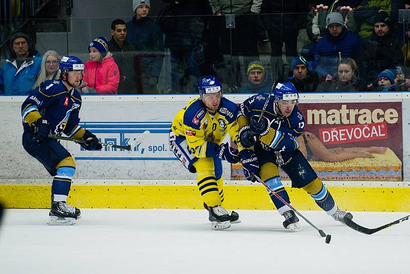 Hokejisté Přerova proti Kladnu. Nastoupil i Jaromír Jágr.