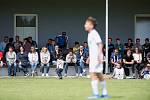 Žákovský memoriál v Želatovicích. SK Sigma Olomouc (v modrém) - FC Baník Ostrava