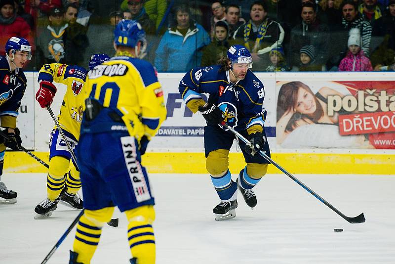 Hokejisté Přerova proti Kladnu. Nastoupil i Jaromír Jágr.