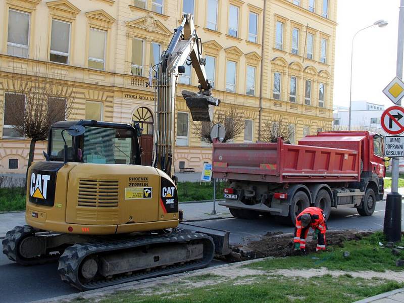 V Přerově začalo rozšiřování Palackého ulice