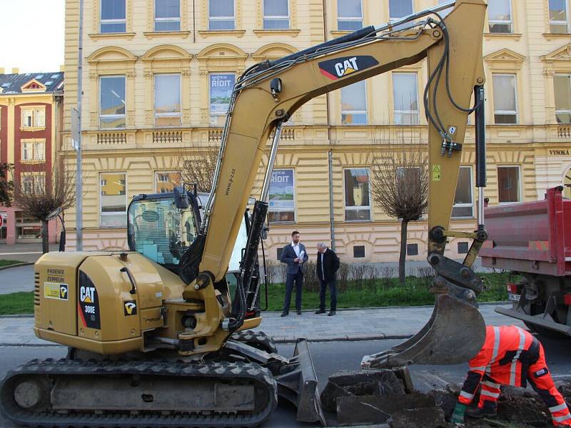 V Přerově začalo rozšiřování Palackého ulice