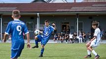 Žákovský memoriál v Želatovicích. SK Sigma Olomouc (v modrém) - FC Baník Ostrava