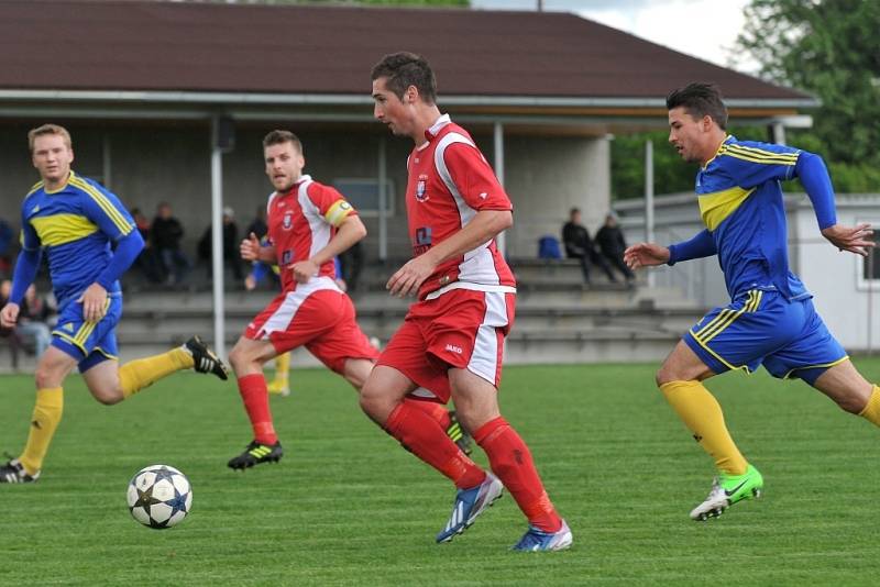 FC Želatovice (v modrém) vs. FC Kralice na Hané