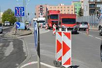 V Přerově se ve čtvrtek 4. května na deset dní částečně uzavřela frekventovaná silnice v ulici Velké Novosady.