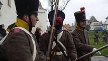 Dušičkový pochod Napoleonských vojáků v Dřevohosticích