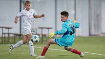 Žákovský memoriál v Želatovicích. FC Slovácko (v bílém) - FC Želatovice