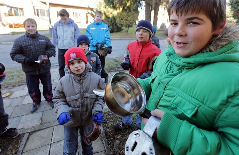 Svatoblažejská koleda v Dluhonicích