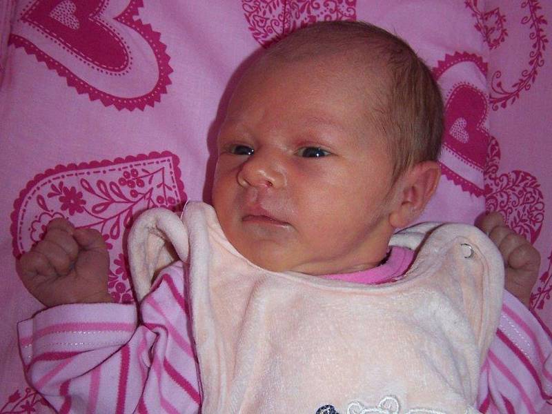 Martina Kubicová, Potštát, narozena 20. listopadu 2019 v Přerově, míra 48 cm, váha 2556 g