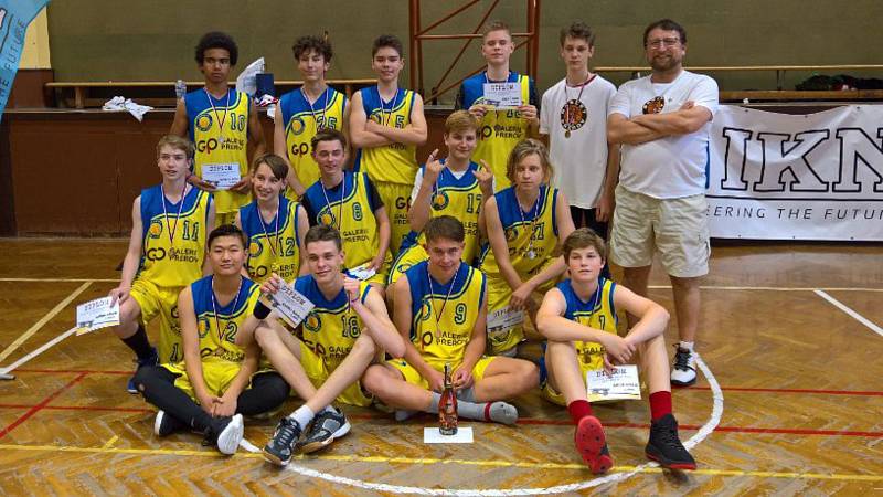 Stříbrný tým TBS Přerov U15