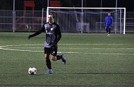 Fotbalová příprava: TJ Sokol Čechovice - FK Kozlovice, únor 2024, umělá tráva v Prostějově. Patrik Michl