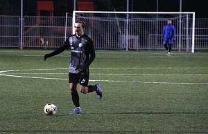 Fotbalová příprava: TJ Sokol Čechovice - FK Kozlovice, únor 2024, umělá tráva v Prostějově. Patrik Michl