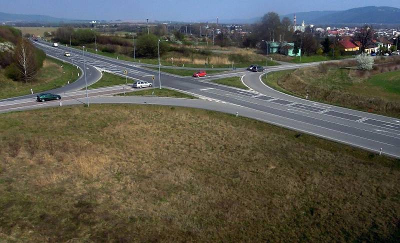 Riziková křižovatka Na Horecku u Lipníka nad Bečvou