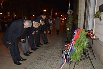 Den boje za svobodu a demokracii si připomněli ve čtvrtek 17. listopadu vpodvečer i obyvatelé Přerova