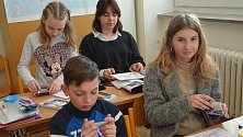 Ukrajinské děti na ZŠ Želatovská v Přerově. Ilustrační foto