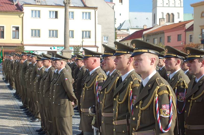 Oslavy 50. výročí vzniku 101. spojovacího praporu v Lipníku nad Bečvou 