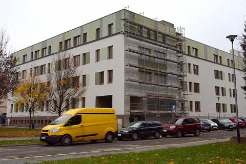 Stavba Domova Alzheimer v Přerově, listopad 2022
