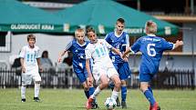 Žákovský memoriál v Želatovicích. SK Sigma Olomouc (v modrém) - FC Baník Ostrava