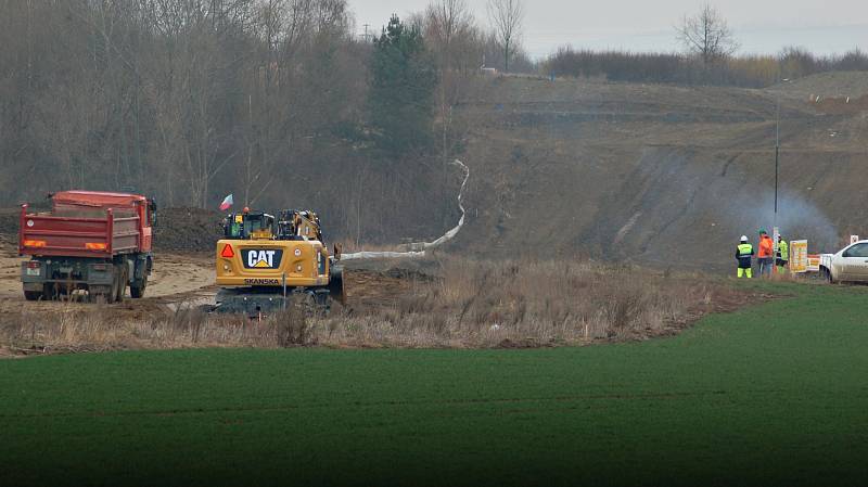 Stavba dálnice mezi Přerovem a Lipníkem, 23. března 2017