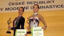 Z mistrovství republiky moderních gymnastek v Brně