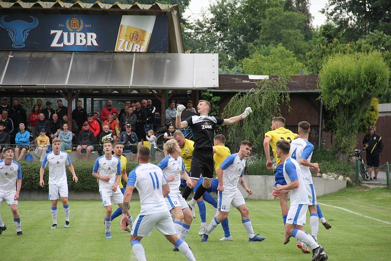 Fotbalová bitva o Přerov mezi FK Kozlovice a 1. FC Viktorie Přerov