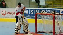 Inline hokejisté České republiky proti Austrálii na MS v inline hokeji kategorie Masters v Přerově.