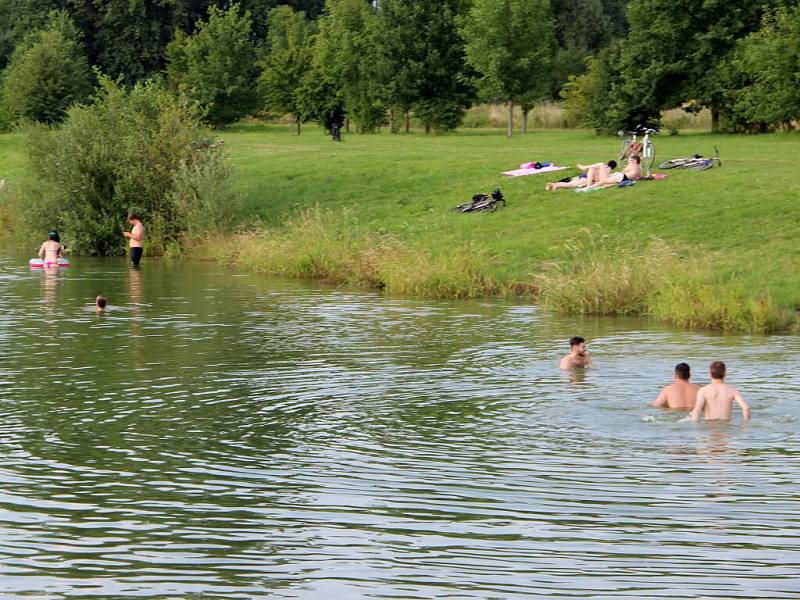 Jezero Jadran v Oseku nad Bečvou