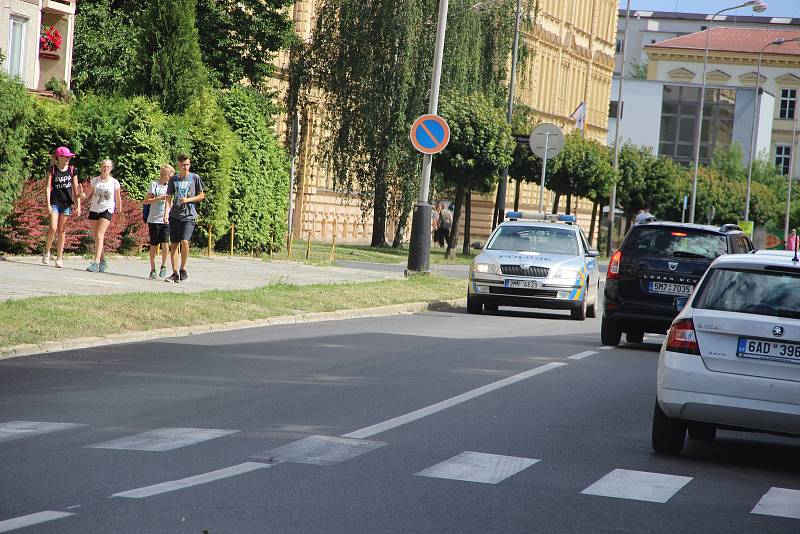 Dlouhé kolony ve městě způsobila porucha kamionu v ulici Olomoucká v Přerově