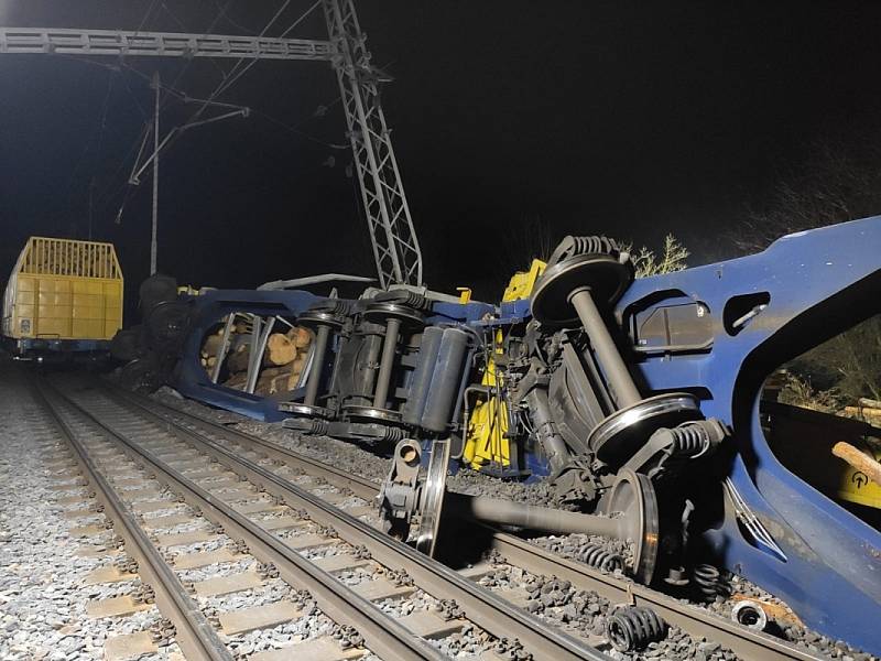 Srážka nákladních vlaků v Prosenicích, 13. ledna 2022