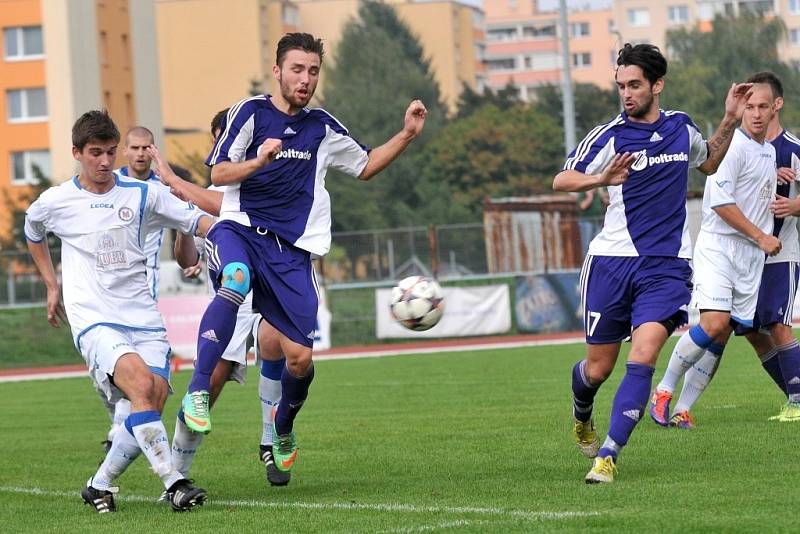 1. FCV Přerov (v bílém) vs. FK Mohelnice