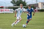 Žákovský memoriál v Želatovicích. SK Sigma Olomouc (v modrém) - FC Baník Ostrava