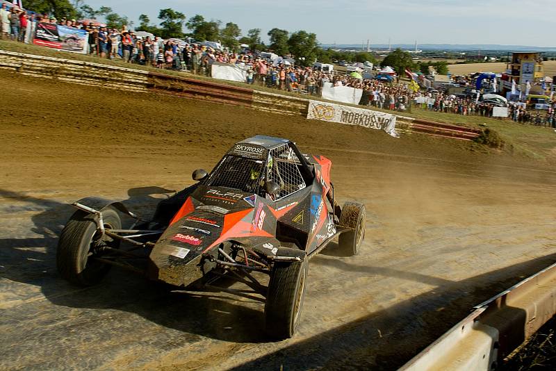 Sedmý podnik ME v autokrosu 2018 hostila Přerovská rokle. Bernd Stubbe