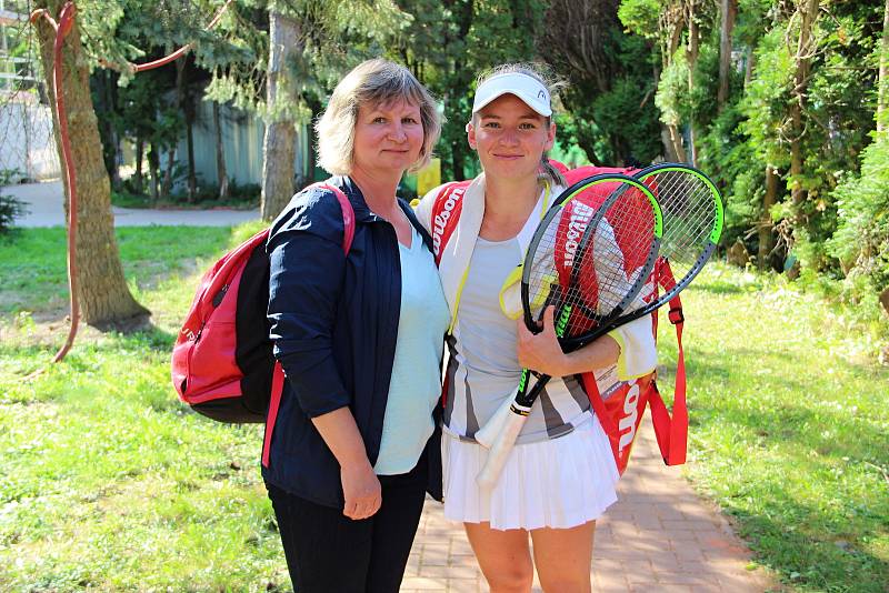 Tenistový Zubr Cup 2020 v Přerově. Anastasia Zarycká.