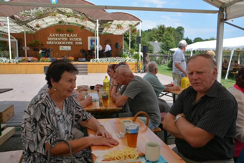 Tradiční Setkání dechových hudeb v Dřevohosticích 2019