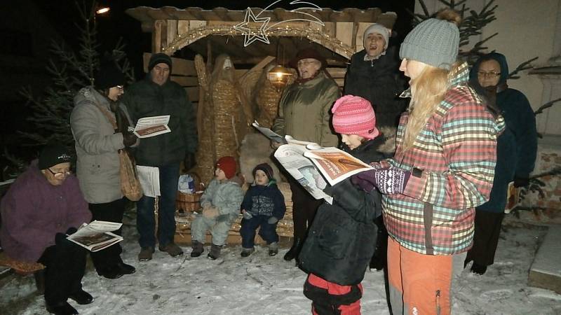 Česko zpívá koledy ve středu 14. prosince 2016 - Horní Těšice.  