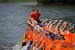 Festival dračích lodí na Laguně v Přerově